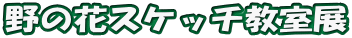 ��̉ԃX�P�b�`�����W
