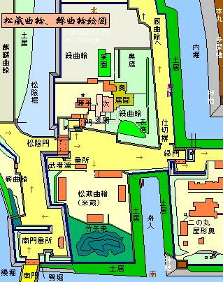 松藏・緑曲輪図 松藏・緑曲輪図