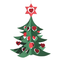 Ｌｉｖｉｎｇｌｙ　モビール　クリスマスツリー・１７ｃｍ　ＬＶ２３６０１　デンマーク