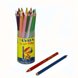 三角色鉛筆 リラ スーパーファルビー １８色軸カラーＰＢ リラ社 ドイツ