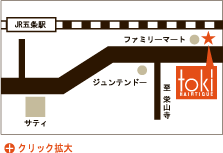 TOKI 今井店 アクセスマップ