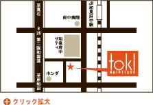 TOKI 和泉府中店 アクセスマップ