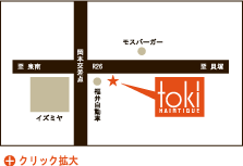 TOKI 泉佐野店 アクセスマップ