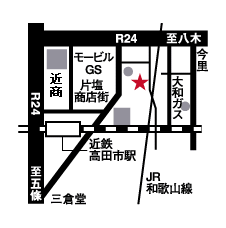 TOKI 高田店 アクセスマップ
